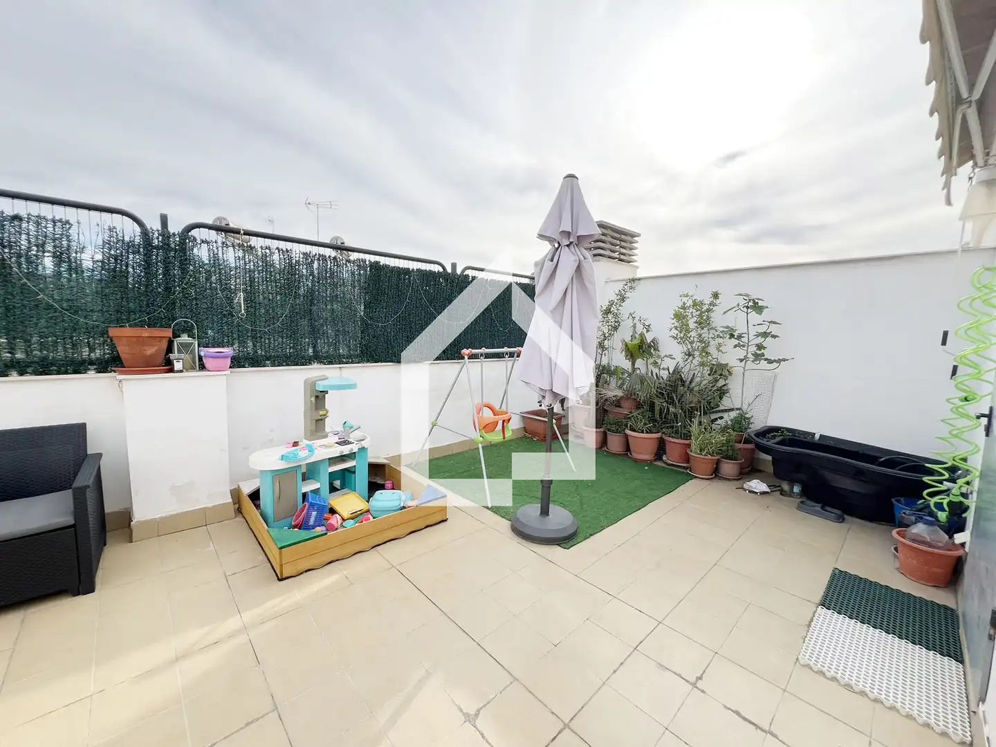 Terrasse von Maisonette zum Verkauf in San Vicente del Raspeig / Sant Vicent del Raspeig mit Klimaanlage, Parkett und Terrasse