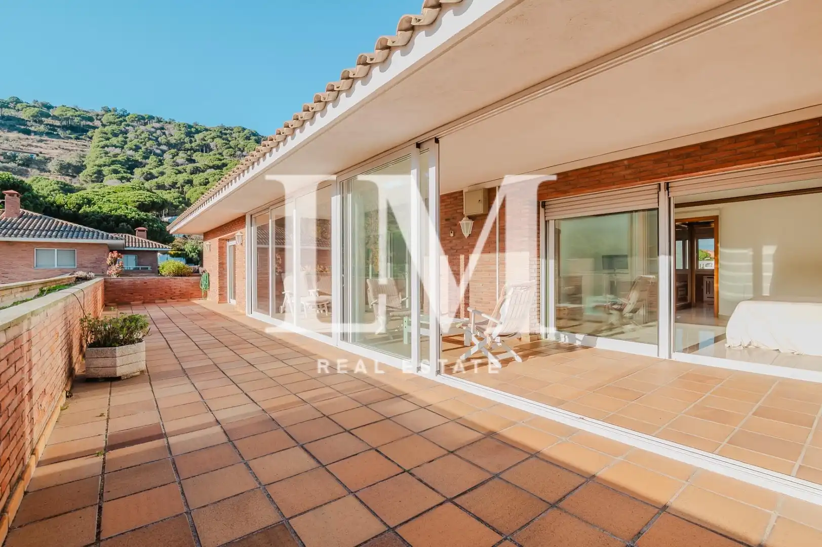 Exterior view of Houses for rent in Argentona  with Air Conditioner, Private garden and Terrace