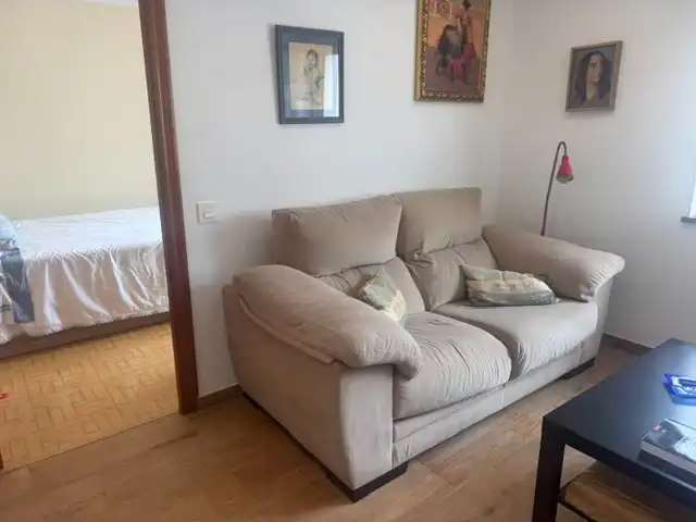 Sala d'estar de Pis en venda en Vegadeo amb Calefacció, Parquet i Moblat
