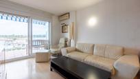 Living room of Flat for sale in Roses  with Heating, Terrace and Swimming Pool