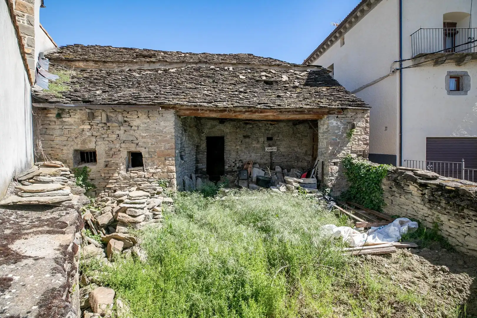 Vista exterior de Finca rústica en venda en Sabiñánigo