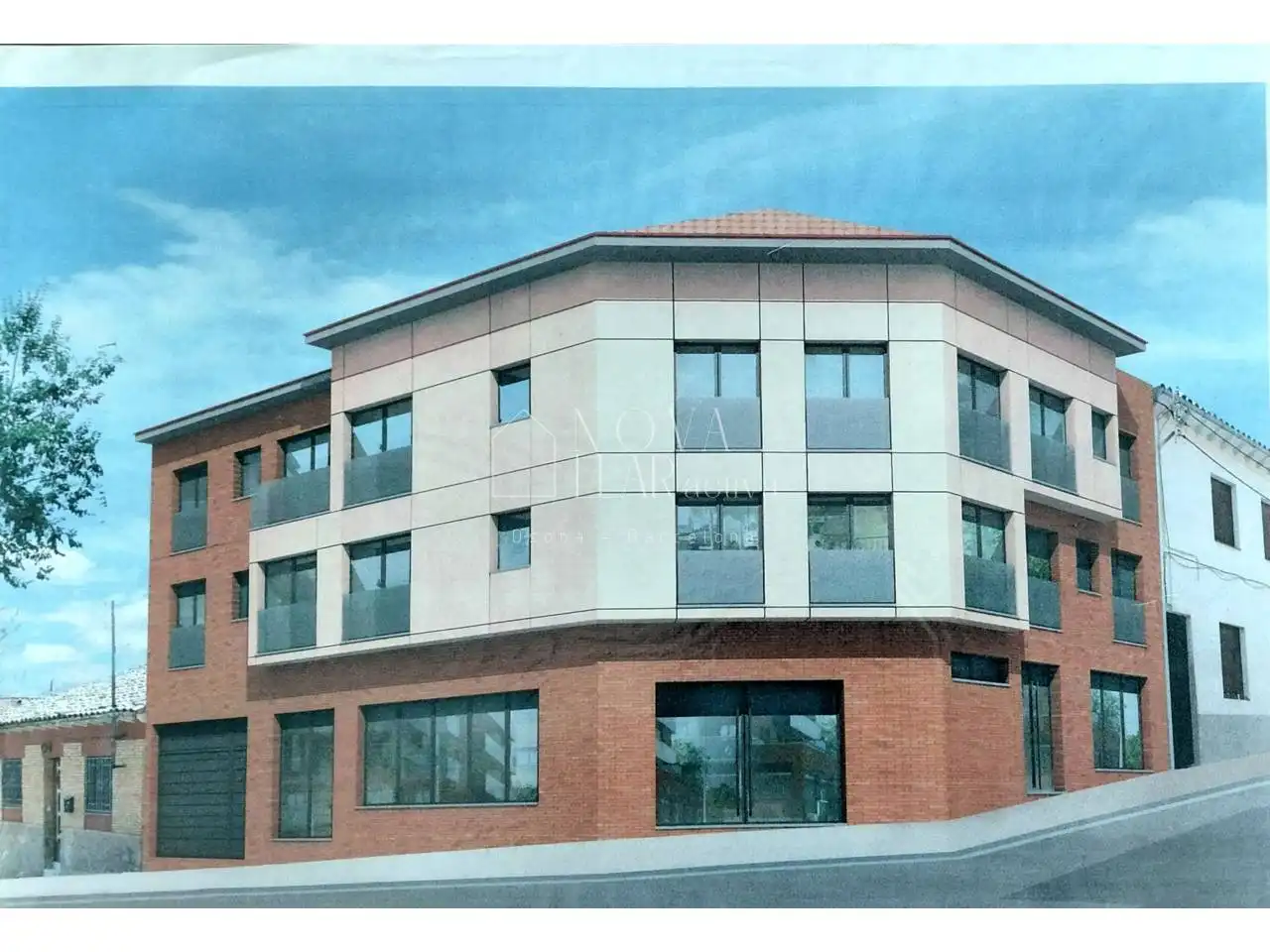 Außenansicht von Wohnung zum Verkauf in Balenyà mit Terrasse und Balkon