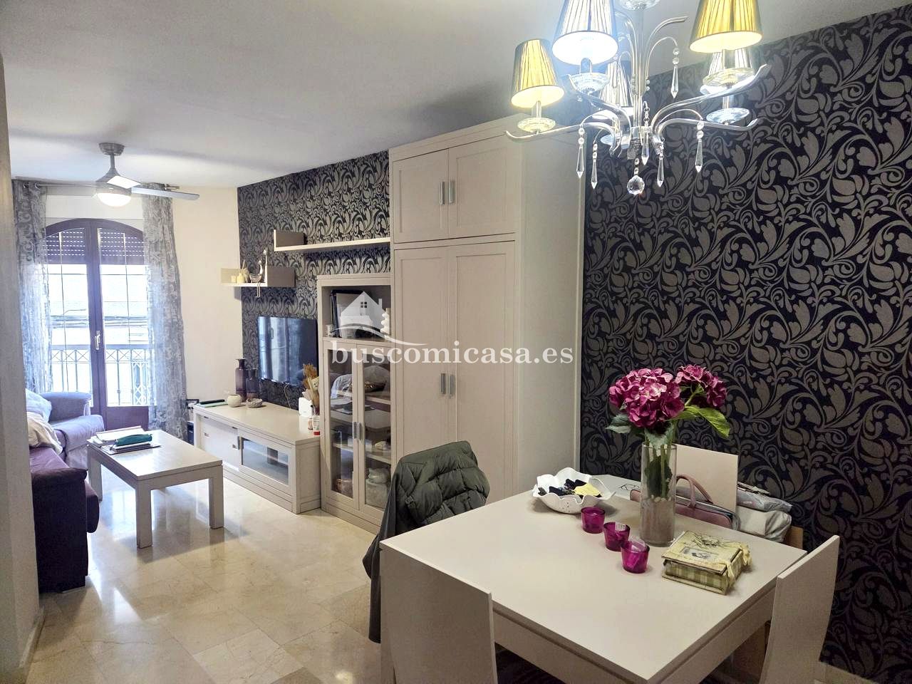 Bedroom of Flat for sale in  Jaén Capital  with Air Conditioner, Furnished and Balcony