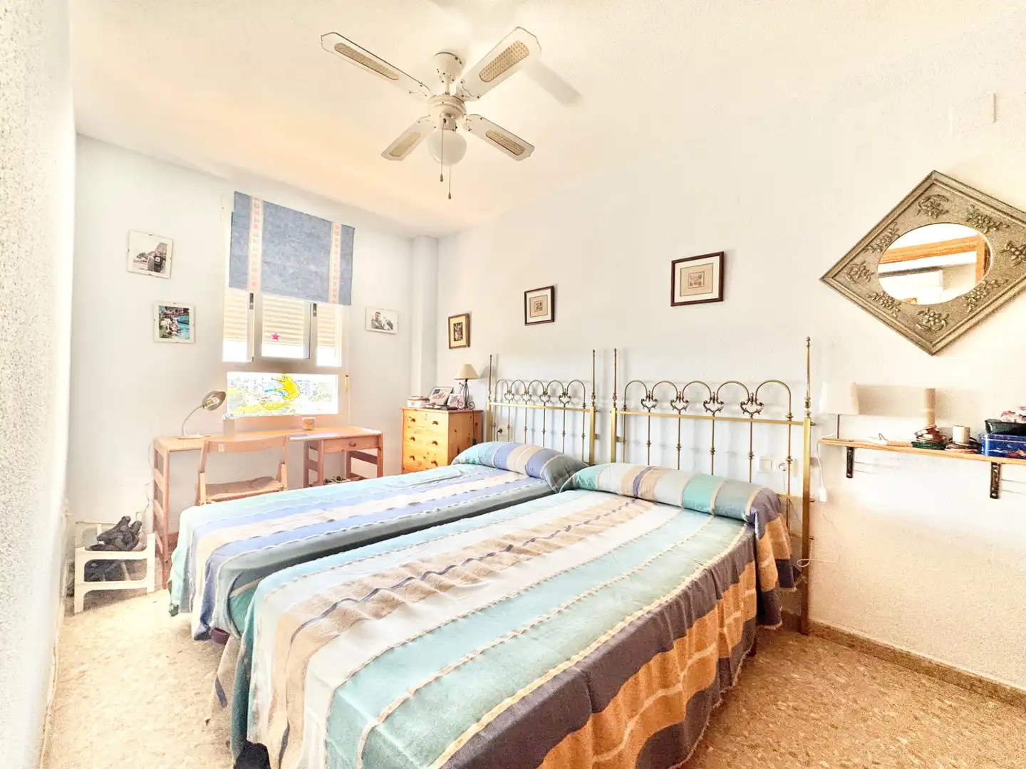 Dormitori de Apartament de lloguer en Canet d'En Berenguer amb Aire condicionat, Terrassa i Moblat