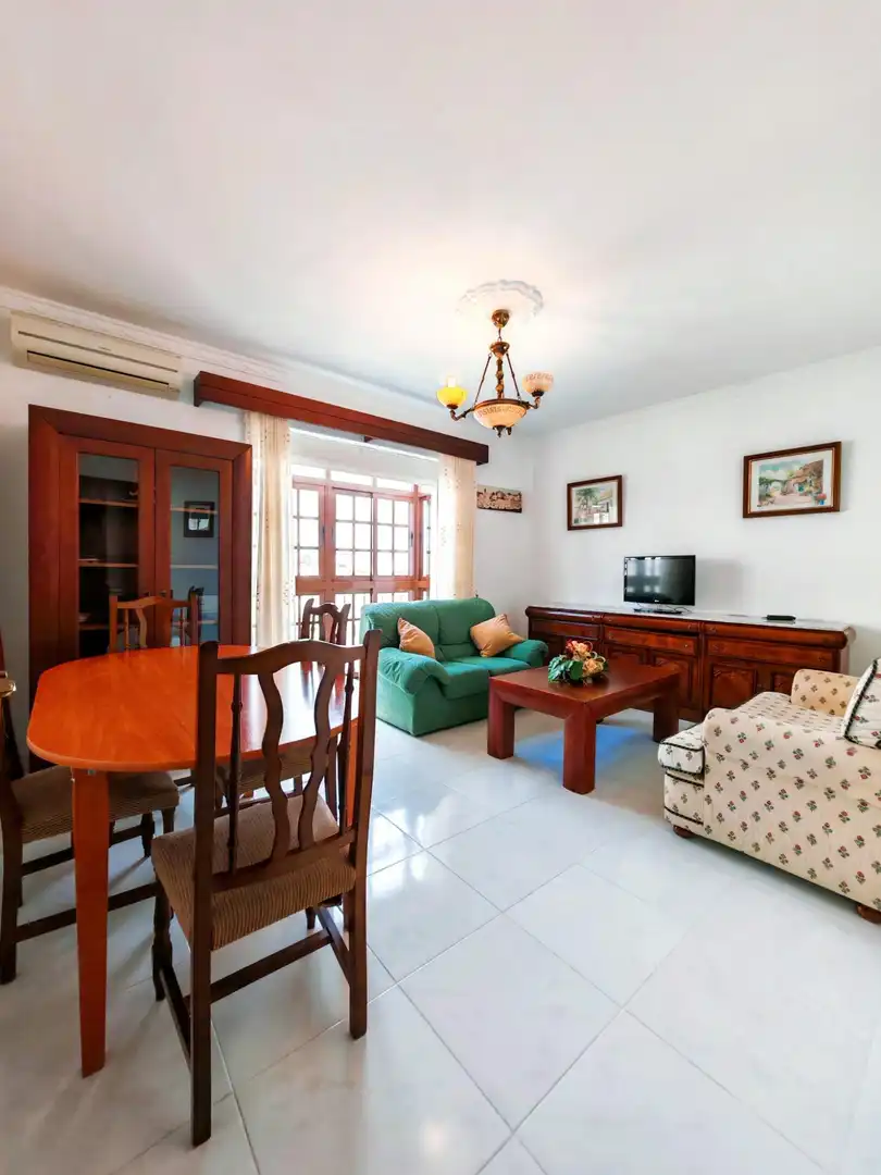 Sala d'estar de Casa o xalet en venda en Vejer de la Frontera amb Aire condicionat, Terrassa i Moblat