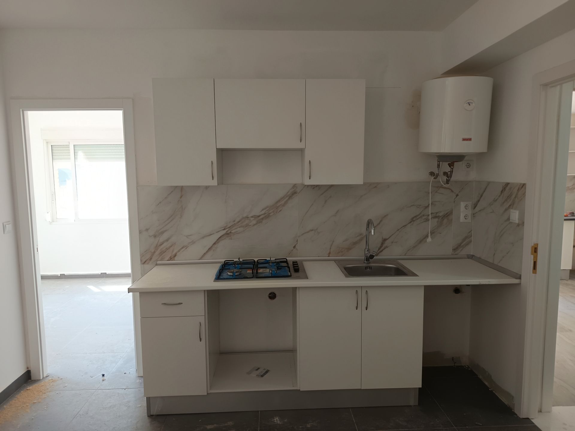 Cuina de Apartament de lloguer en Alicante / Alacant amb Aire condicionat, Rentadora i Balcó