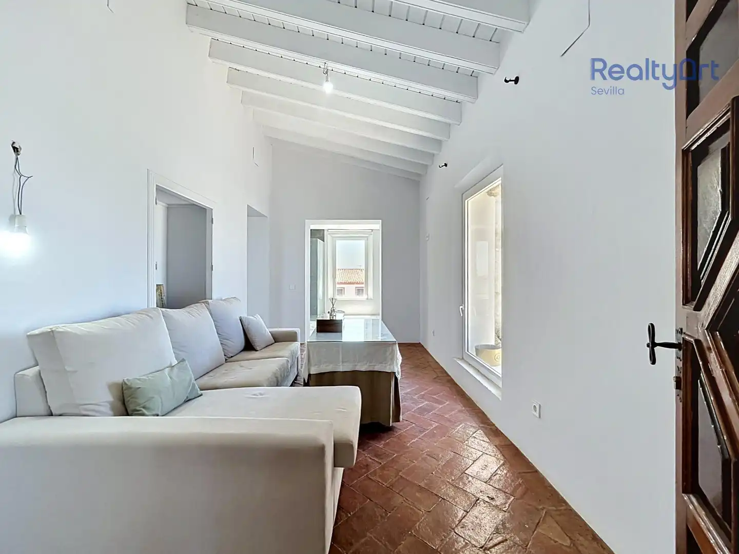 Sala de estar de Finca rústica en venta en Bollullos de la Mitación con Jardín privado y Piscina