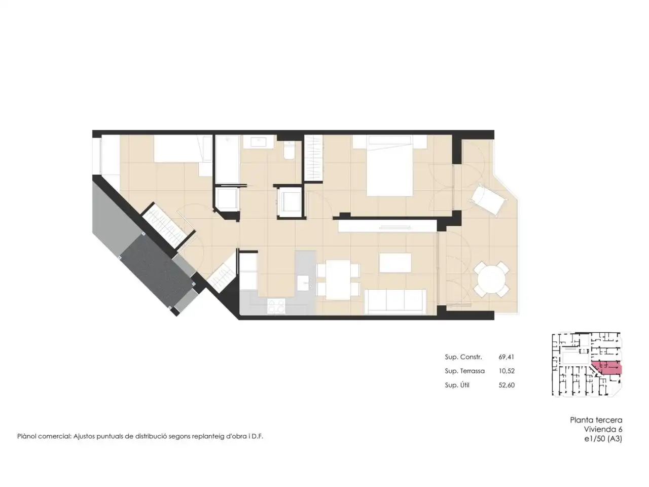Wohnung mit Aufzug zum Verkauf in Calle President Macià 116, imagen 32