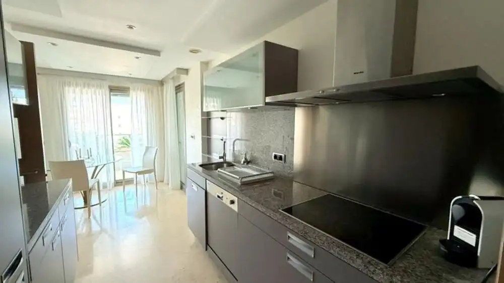 Kitchen of Apartments for rent in Marbella  with Air Conditioner, Terrace and Swimming Pool