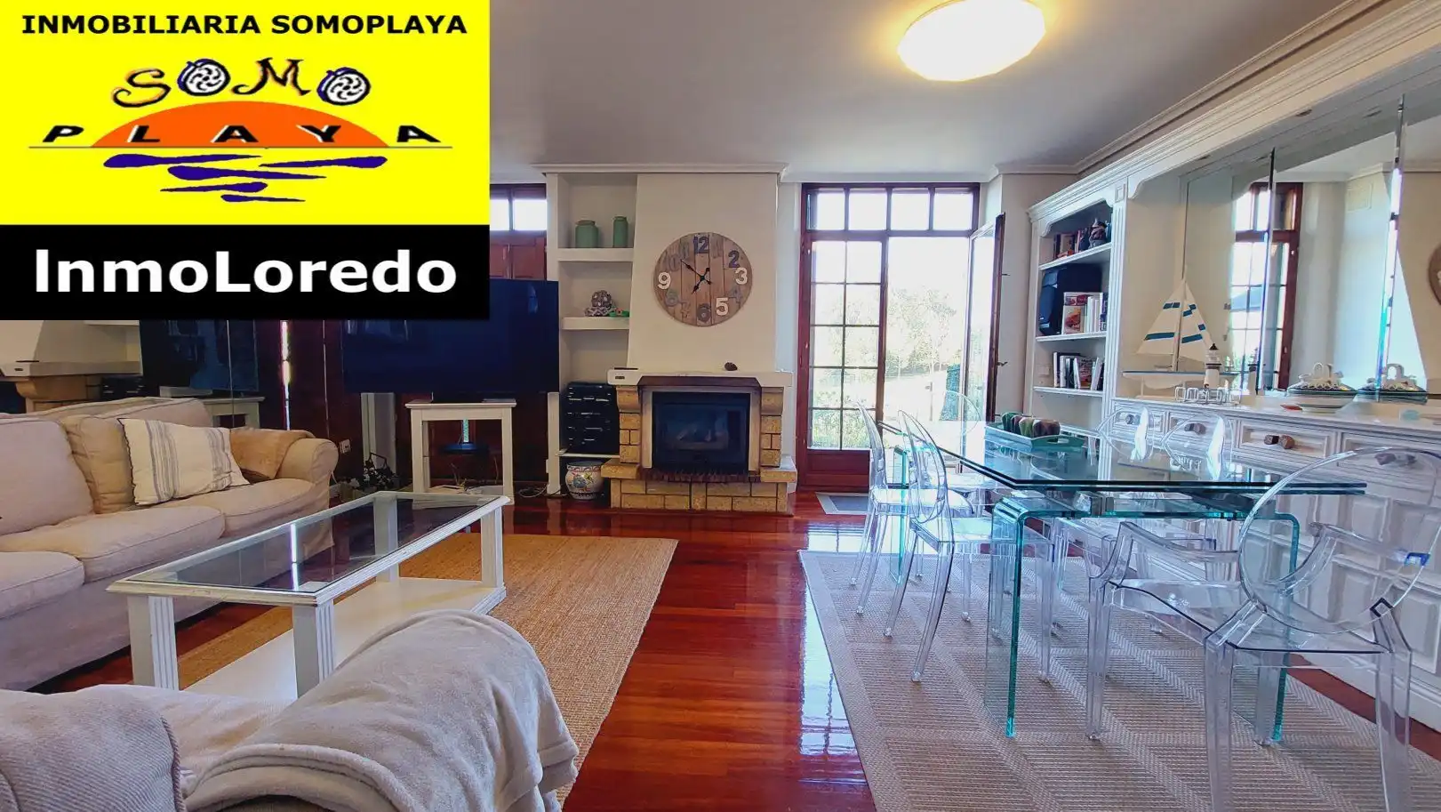 Wohnzimmer von Haus oder Chalet zum Verkauf in Ribamontán al Mar mit Heizung, Terrasse und Gemeinschaftspool