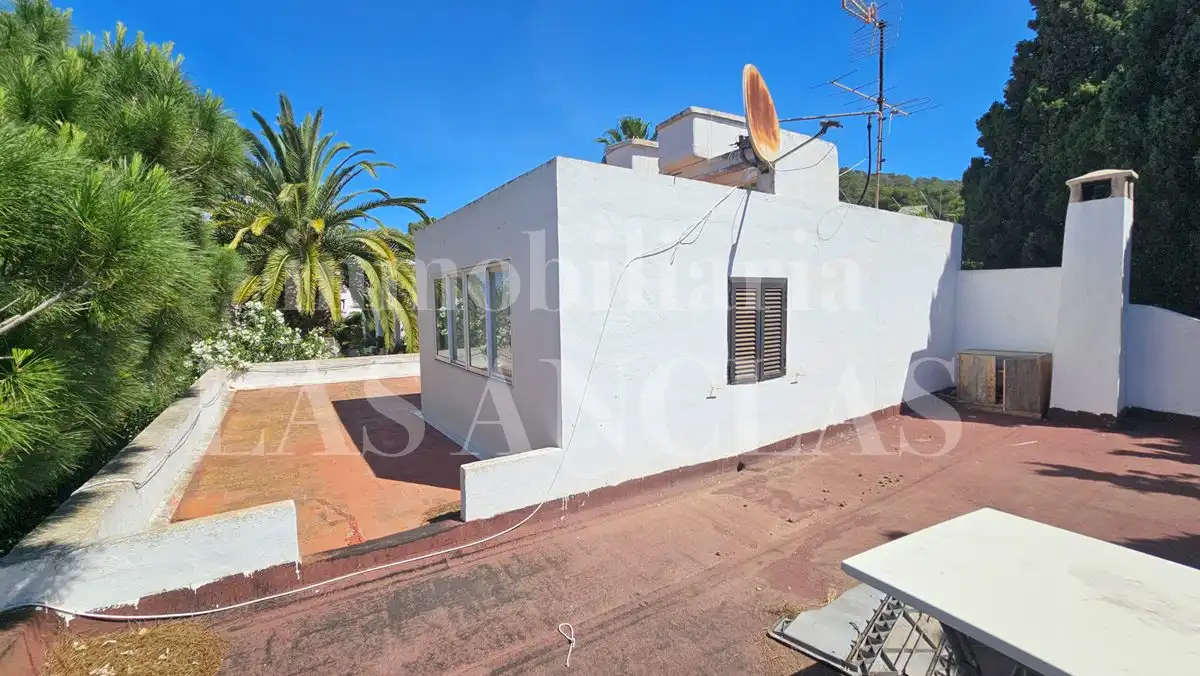 Exterior view of Houses for sale in Santa Eulària des Riu  with Terrace