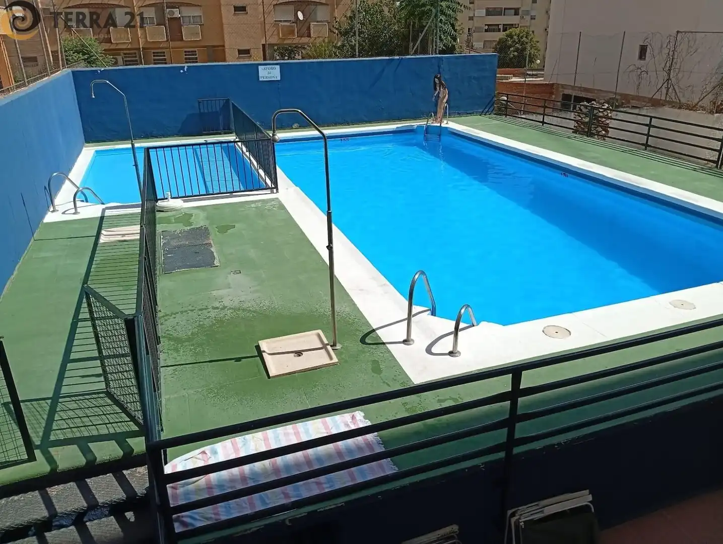 Swimming pool of Flat for rent in Jaén  with Air Conditioner and Community pool