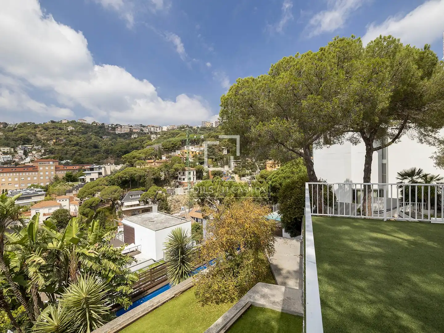 Vista exterior de Casa o chalet de alquiler en Barcelona con Aire acondicionado, Calefacción y Parquet