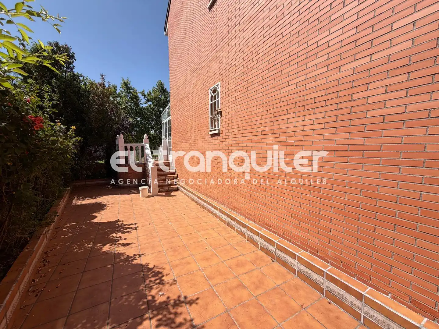 Jardí de Casa adosada de lloguer en Leganés amb Jardí privat, Parquet i Terrassa