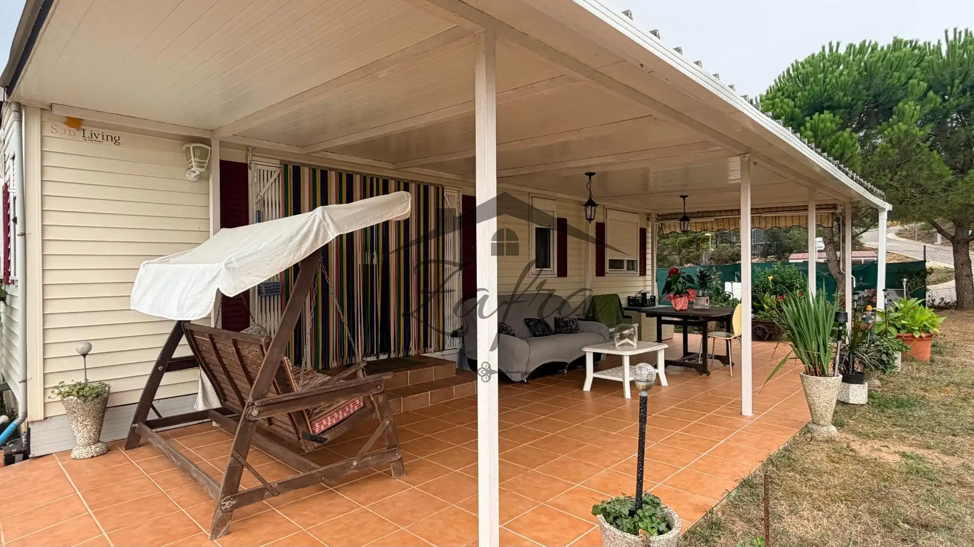 Terrassa de Casa o xalet en venda en Llagostera amb Calefacció i Jardí privat