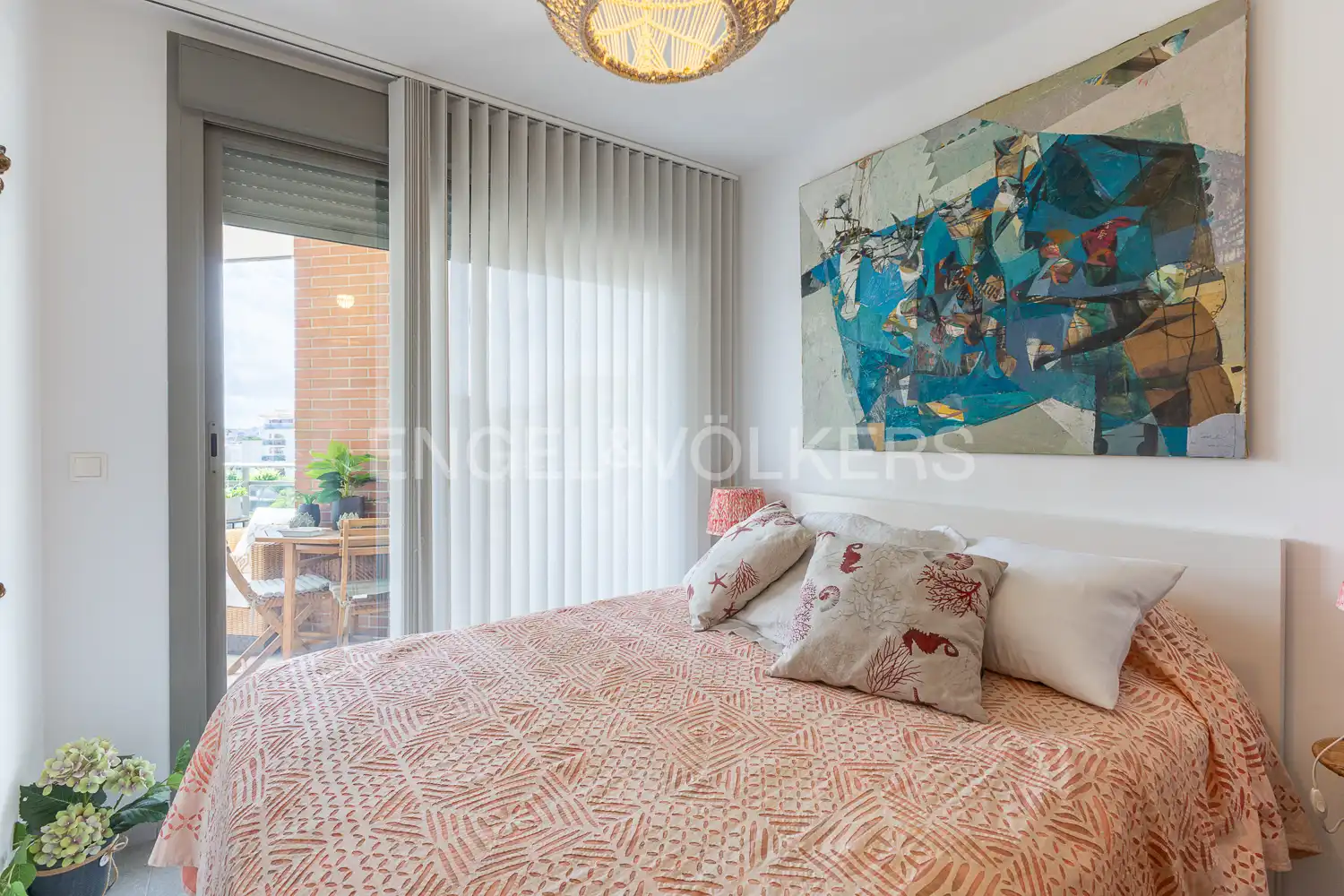 Bedroom of Flat for rent in El Verger  with Air Conditioner, Heating and Private garden