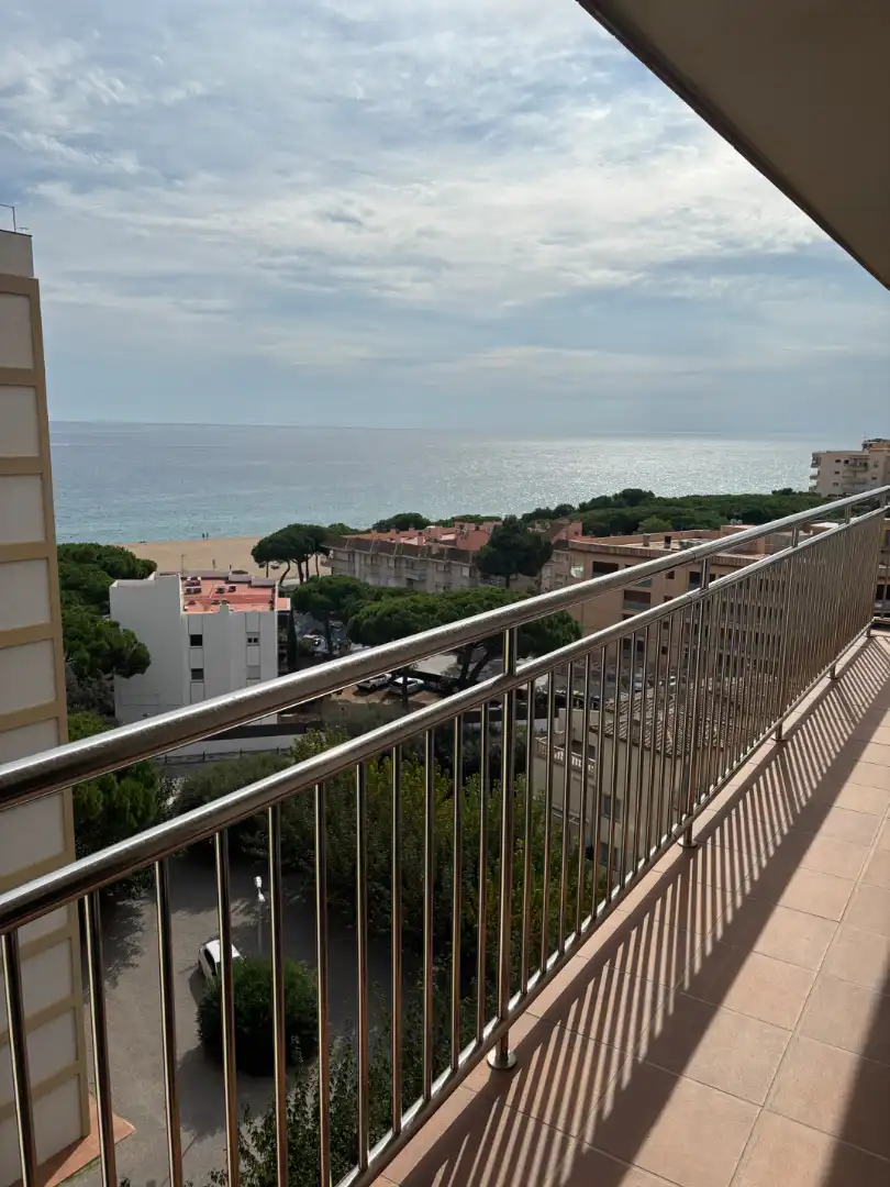 Terrassa de Apartament de lloguer en Castell d'Aro, Platja d'Aro i s'Agaró amb Moblat, Rentadora i Balcó