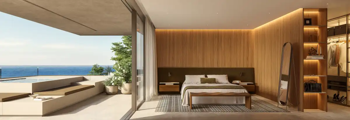 Dormitori de Apartament en venda en Benalmádena amb Aire condicionat, Calefacció i Jardí privat