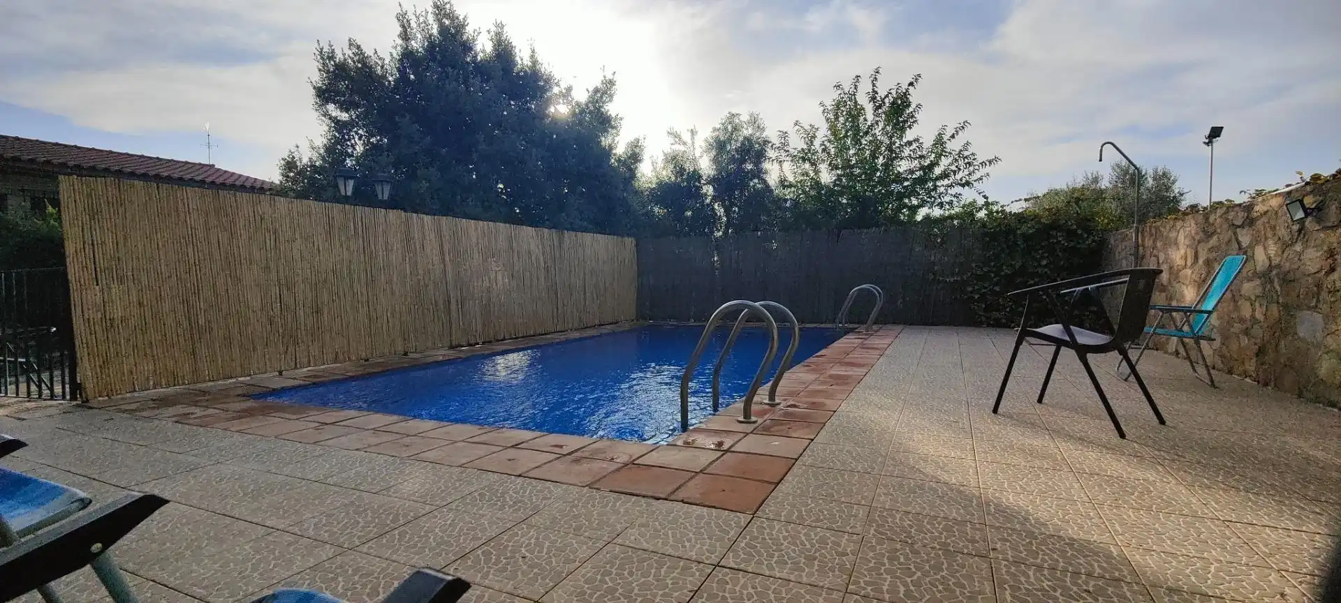 Piscina de Finca rústica en venta en La Lapa con Aire acondicionado, Jardín privado y Terraza
