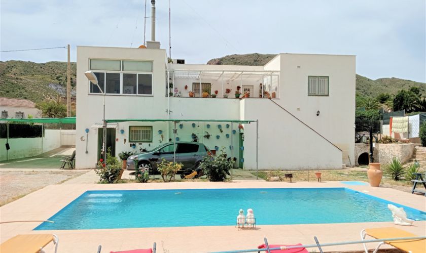 Swimming pool of House or chalet for sale in Sorbas  with Air Conditioner, Private garden and Terrace