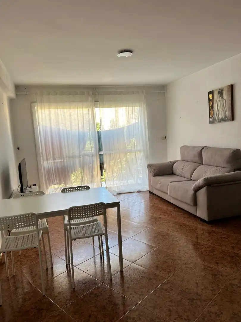 Wohnzimmer von Wohnung zur untervermieten in Málaga mit Terrasse und Balkon