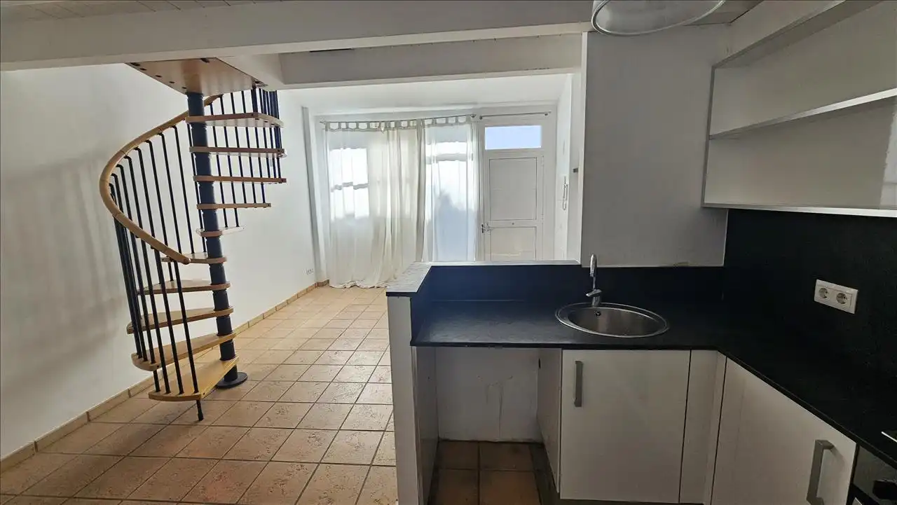 Küche von Maisonette zum Verkauf in Cadaqués mit Klimaanlage, Parkett und Terrasse