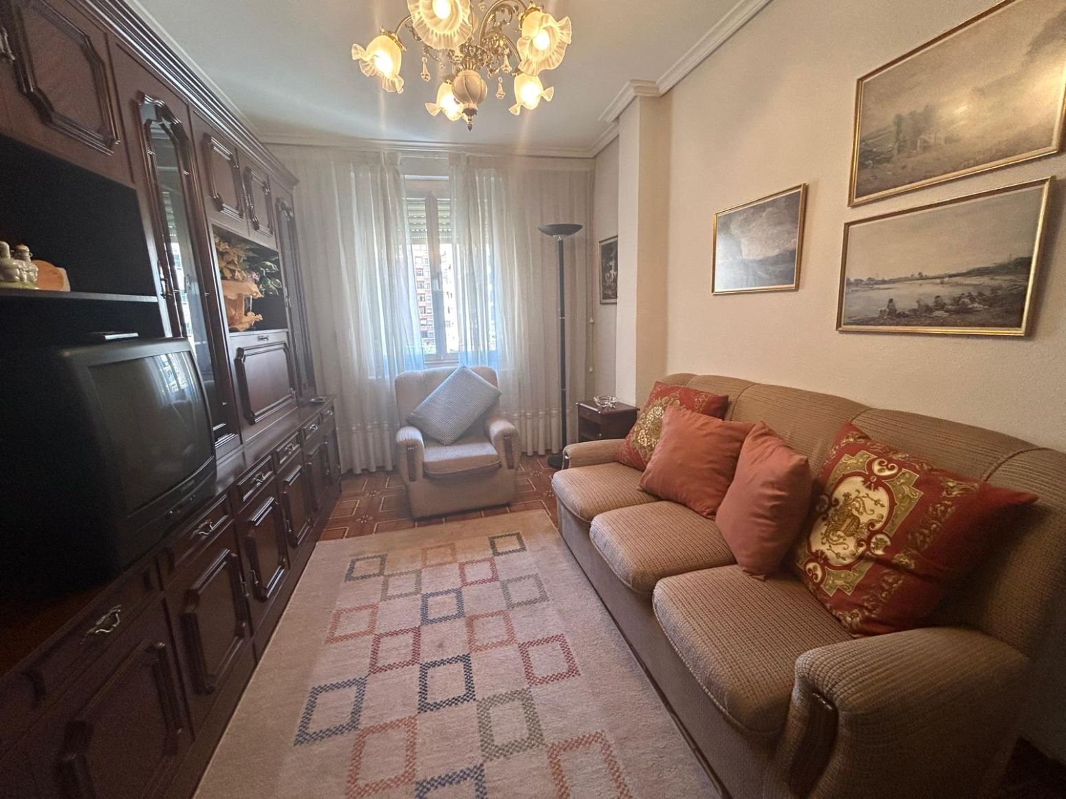 Living room of Flat for sale in  Logroño  with Heating and Balcony