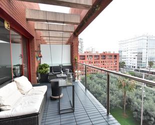 Terrace of Flat to rent in  Barcelona Capital  with Air Conditioner, Heating and Terrace