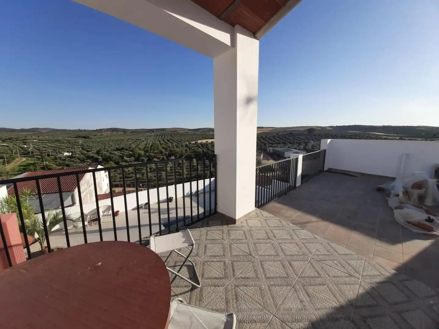Terraza de Casa adosada en venta en Zalamea de la Serena con Aire acondicionado, Calefacción y Terraza