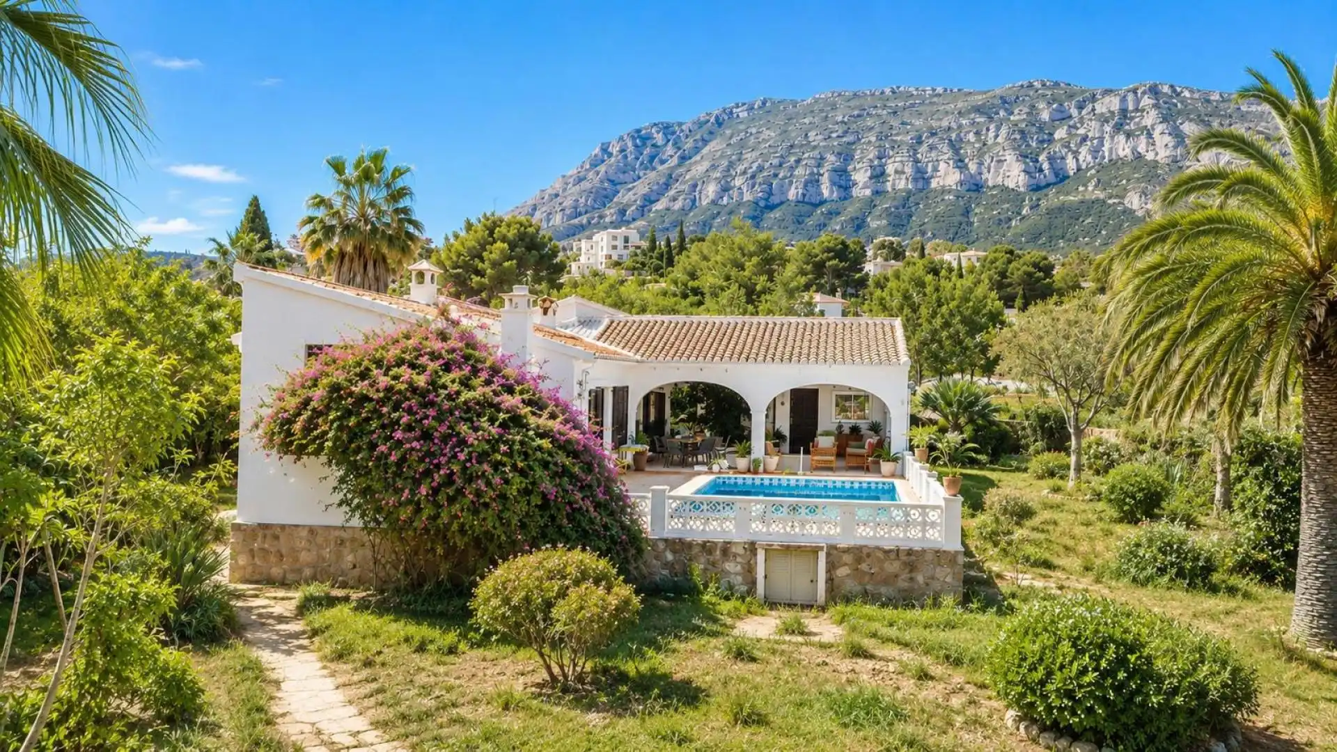 Vista exterior de Finca rústica en venta en Dénia con Terraza y Piscina