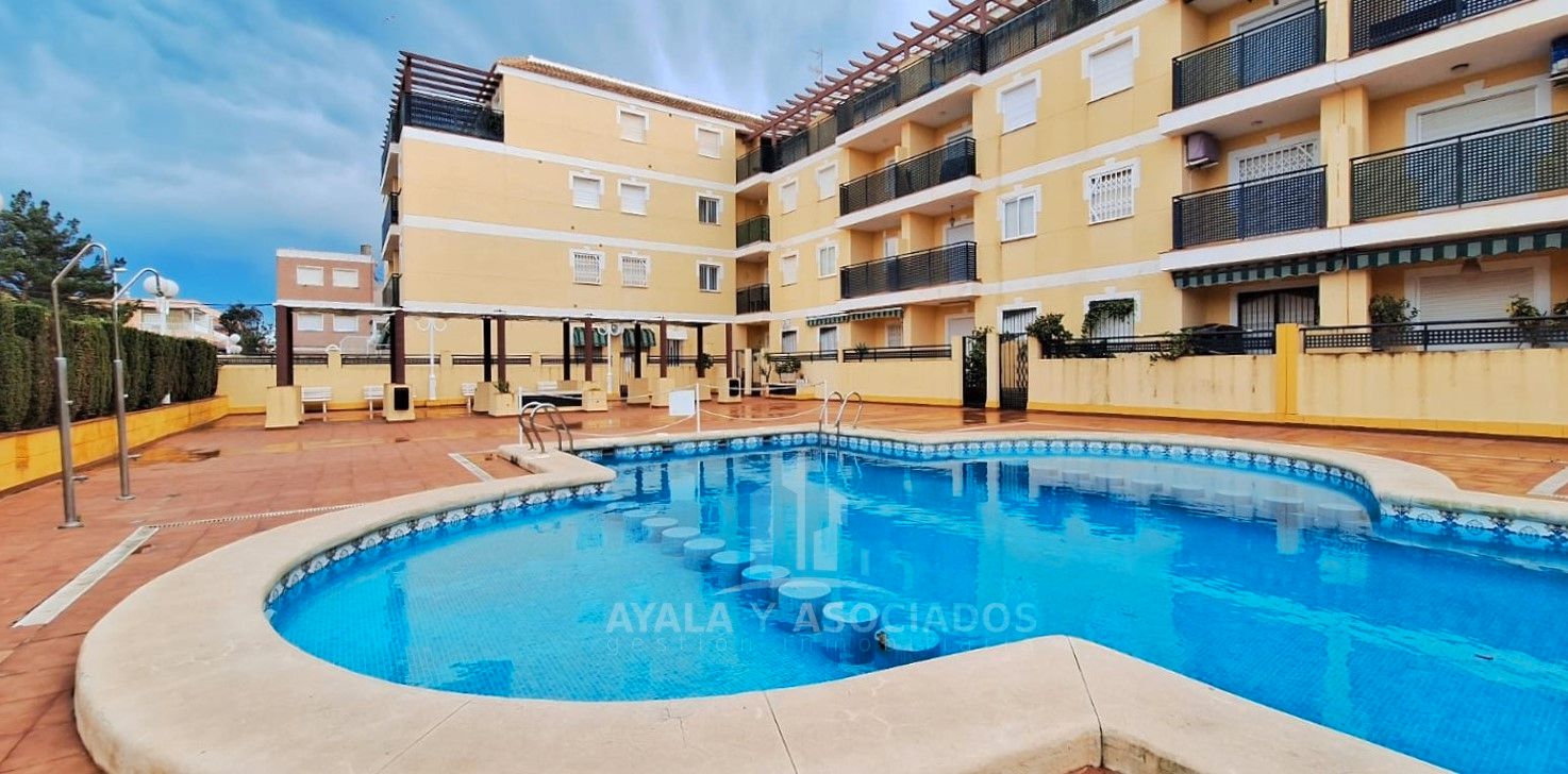 Swimming pool of Flat for sale in Cartagena  with Terrace, Storage room and Community pool