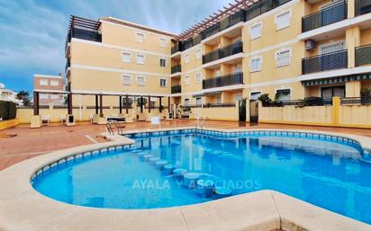 Swimming pool of Flat for sale in Cartagena  with Terrace, Storage room and Community pool