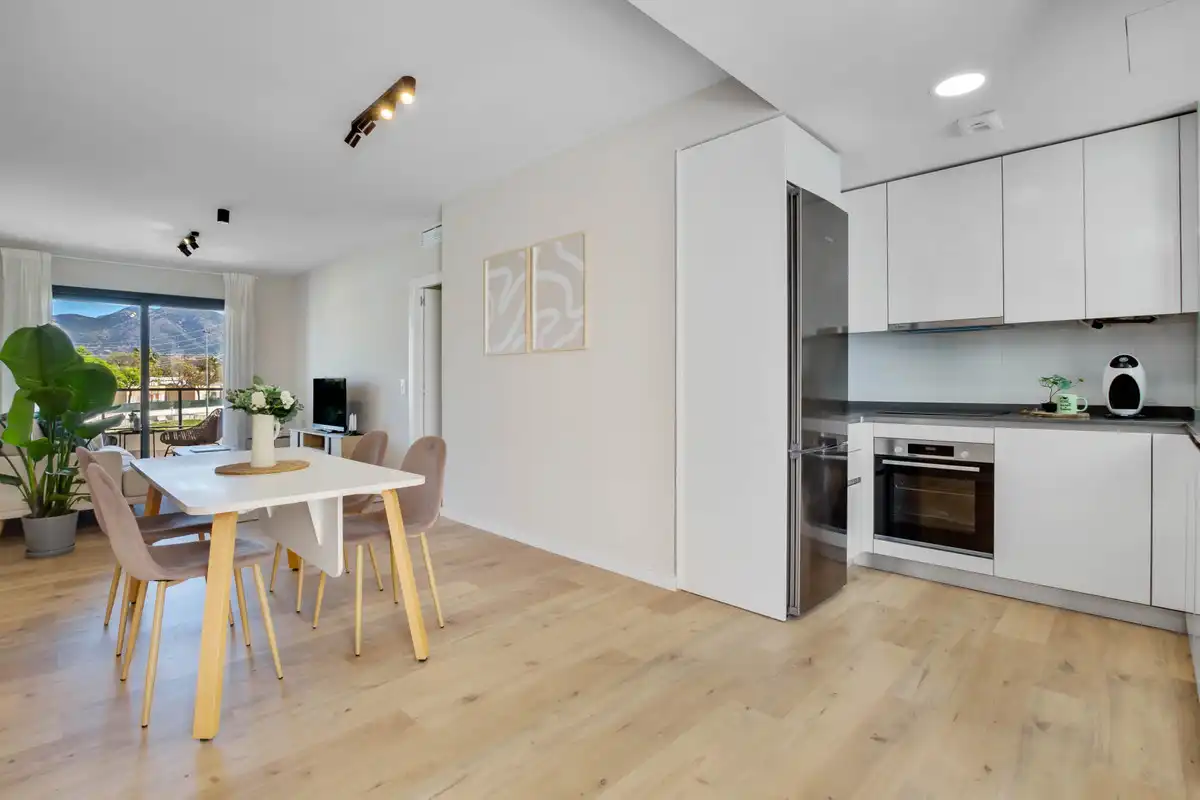 Cocina de Apartamento en venta en Mijas con Terraza