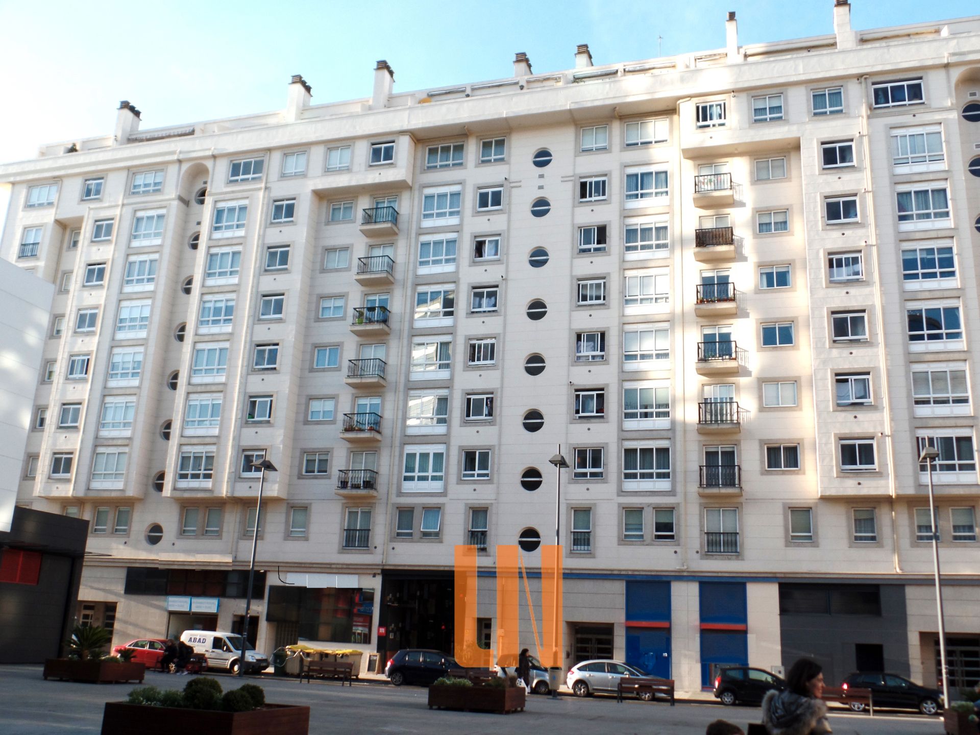 Exterior view of Flat for sale in A Coruña Capital   with Heating, Parquet flooring and Storage room