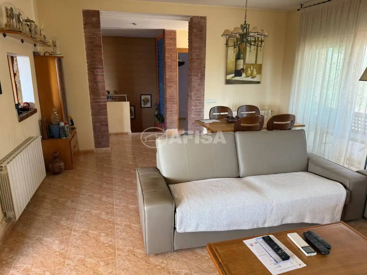 Sala d'estar de Casa o xalet en venda en Sils amb Aire condicionat, Calefacció i Jardí privat