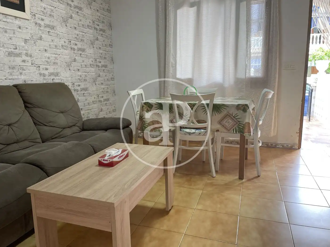 Sala de estar de Dúplex de alquiler en Santa Pola con Aire acondicionado, Calefacción y Terraza