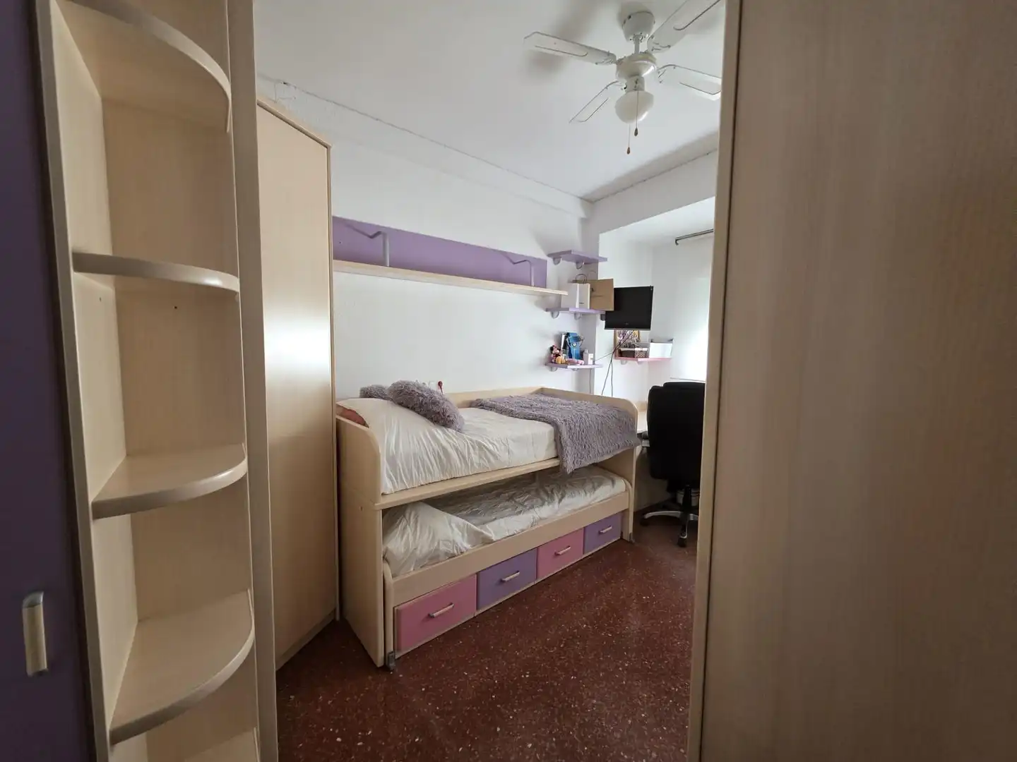 Bedroom of Flat for sale in Cuevas Bajas  with Air Conditioner, Heating and Furnished