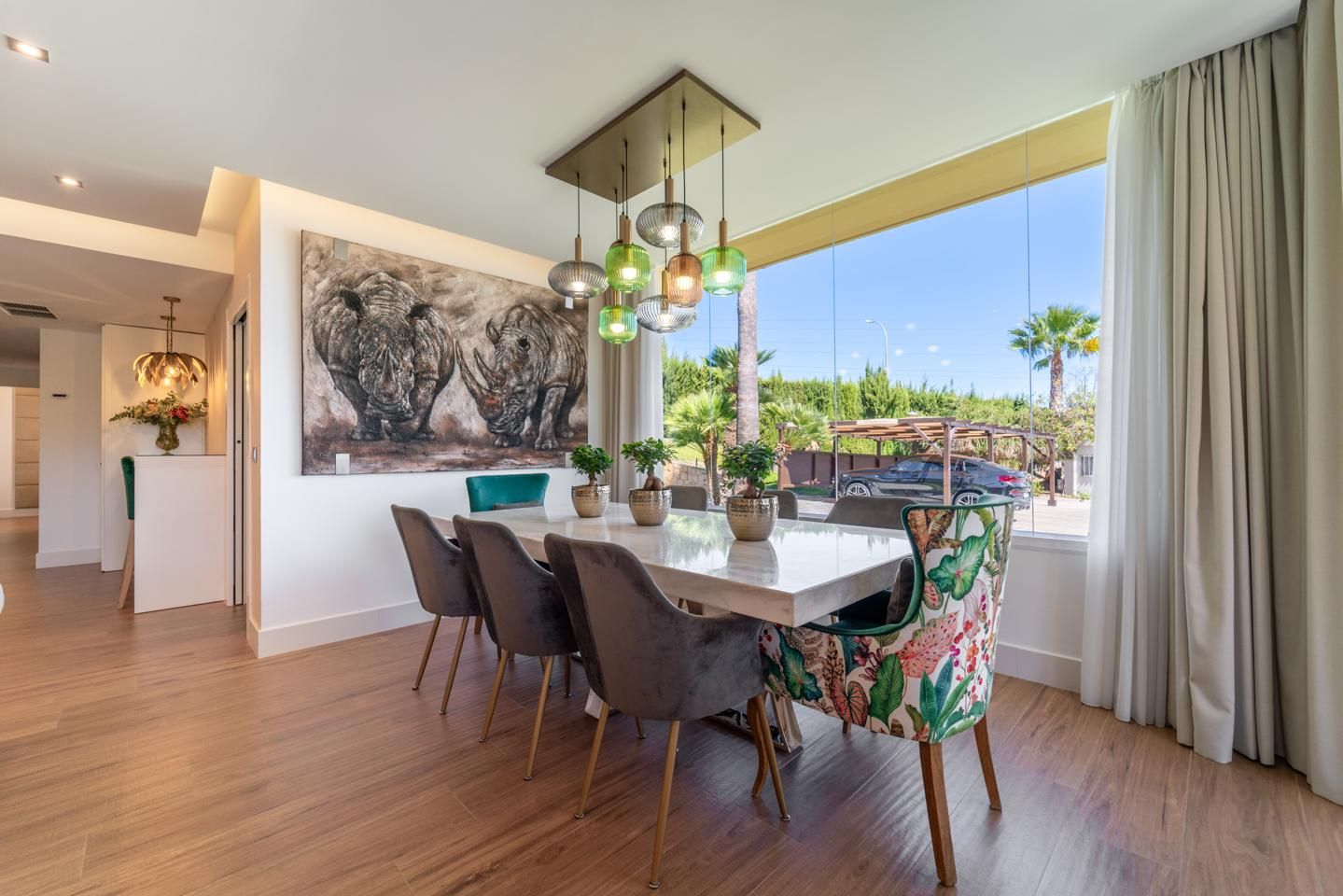 Dining room of House or chalet to rent in Alhaurín de la Torre  with Air Conditioner, Heating and Private garden