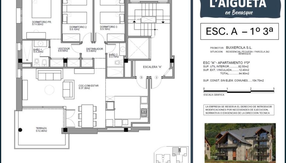 Foto 1 de Apartamento en venta en Benasque, Huesca