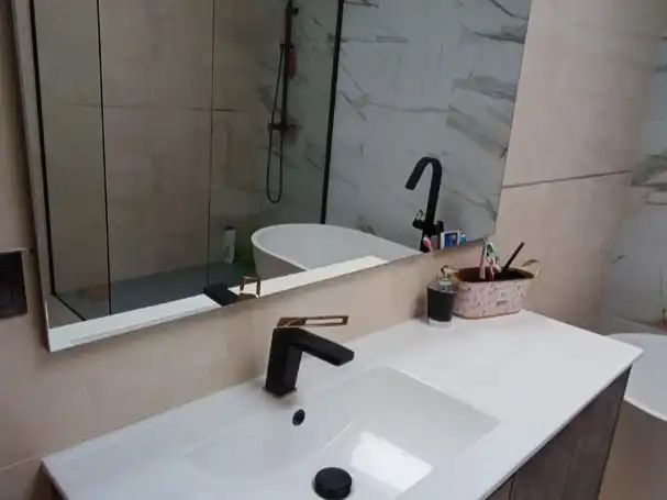 Baño de Casa o chalet de alquiler en Nerja con Aire acondicionado, Calefacción y Jardín privado
