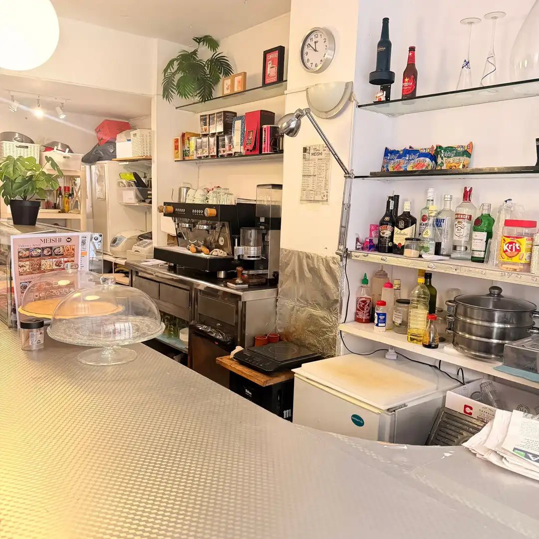 Cocina de Local en traspaso en Barcelona con Aire acondicionado, Amueblado y Alarma