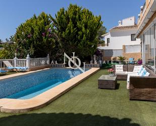 Exterior view of House or chalet for sale in Jávea / Xàbia  with Air Conditioner, Terrace and Swimming Pool