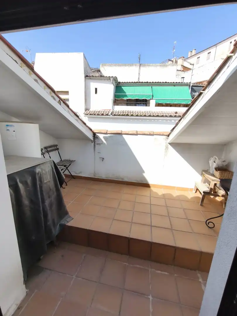 Balcony of Detached homes for sale in Cáceres  with Heating, Terrace and Furnished