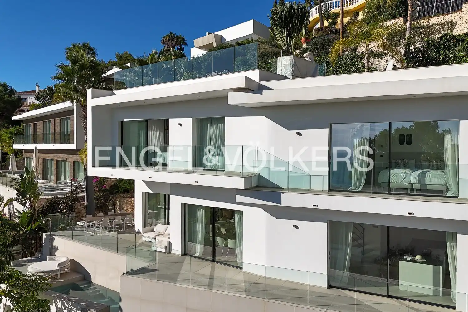 Exterior view of Houses for sale in Jávea / Xàbia  with Air Conditioner, Heating and Terrace