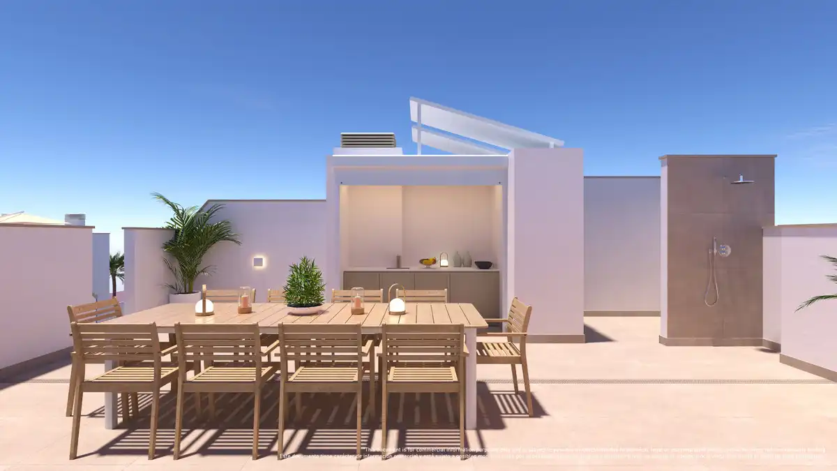Terrassa de Apartament en venda en Pilar de la Horadada