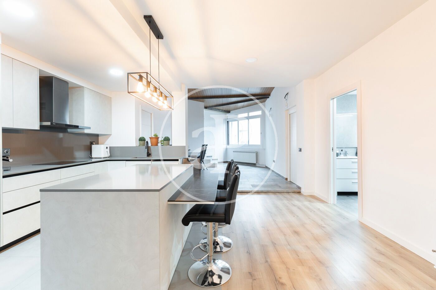 Kitchen of Single-family semi-detached for sale in Terrassa  with Heating, Terrace and Storage room