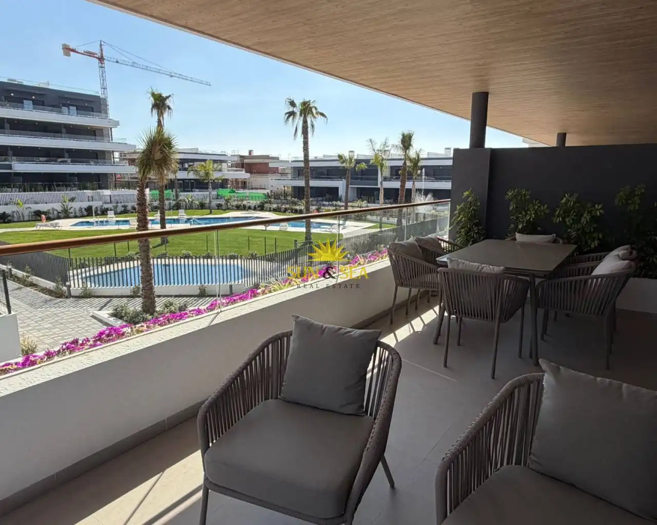 Terraza de Piso de alquiler en Torrevieja con Aire acondicionado, Calefacción y Terraza