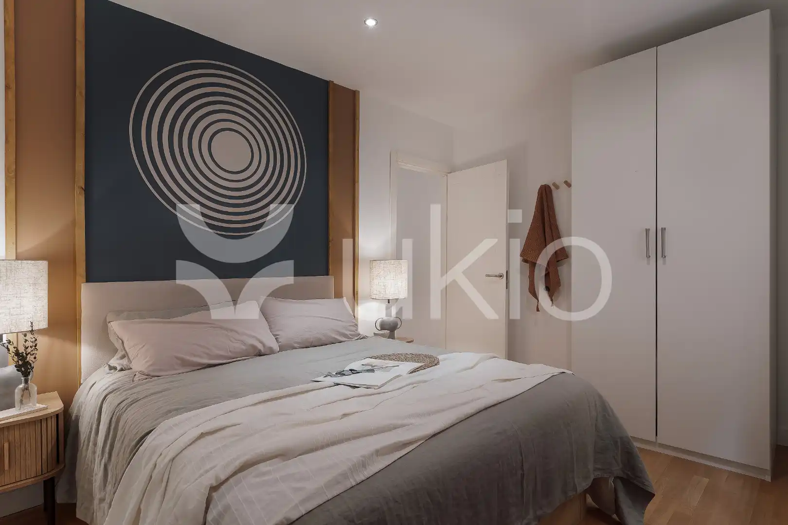 Habitación de Apartamento de alquiler en Madrid con Aire acondicionado, Calefacción y Amueblado