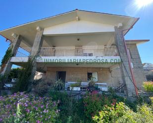 Exterior view of House or chalet for sale in Pontevedra Capital   with Terrace, Swimming Pool and Balcony
