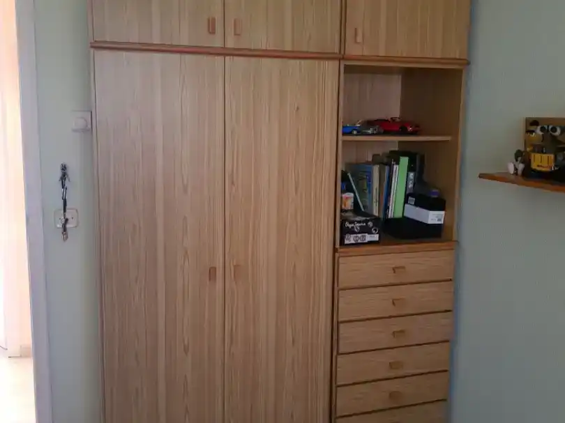 Schlafzimmer von Wohnung zur Miete in La Vall d'en Bas mit Privatgarten, Abstellraum und Möbliert
